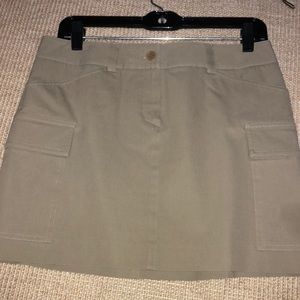Theory cargo mini skirt